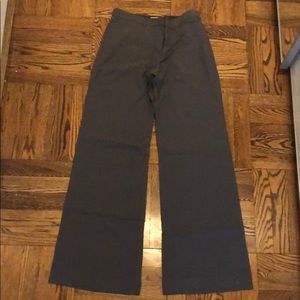 Emporio Armani wide leg grey trousers